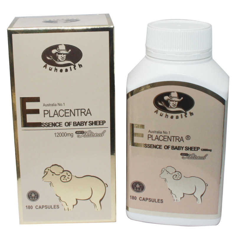 Viên uống nhau thai cừu Placentra Essence Of Baby Sheep Auhealth (12000mg x 180 Viên)
