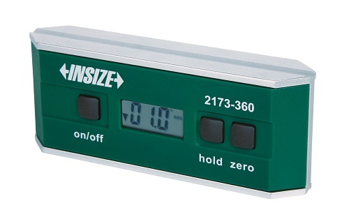 Nivo cân máy điện tử tích hợp đo góc INSIZE 2173-360 (0 – 360/0.1°, đế rãnh chữ V)
