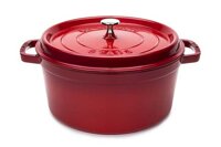 Nồi gang Staub - 24cm, Màu đỏ cherry