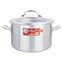 Nồi hầm Inox Zebra 3 lớp 171373 - 32CM