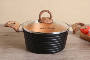 Nồi nhôm chống dính đáy từ Sunhouse SHG2018MCA - 18 cm