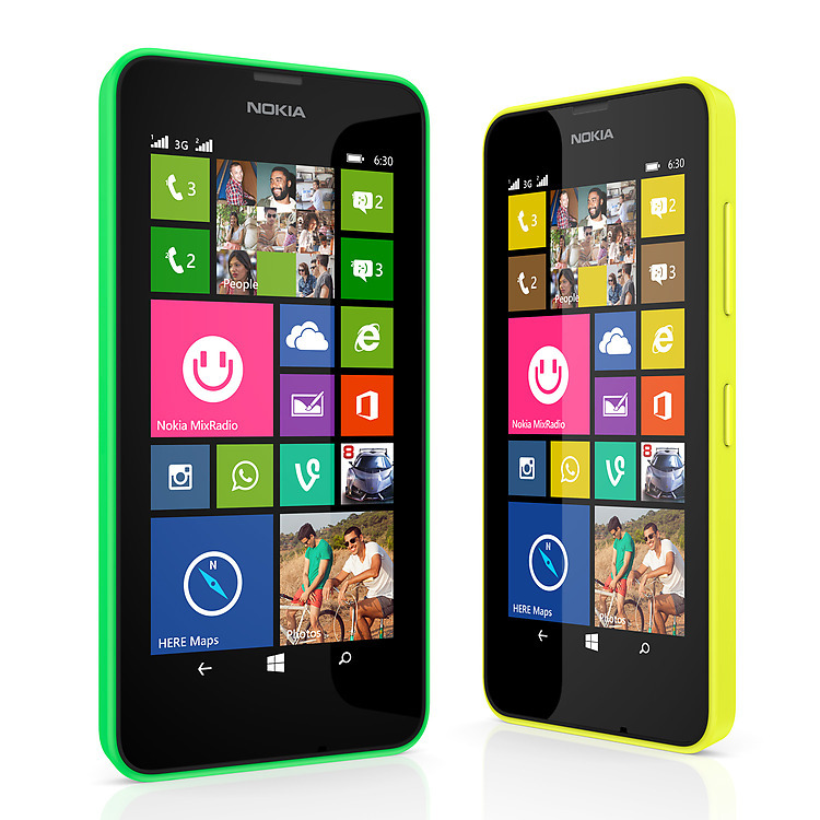 Điện thoại Nokia Lumia 630 - 8GB, 2 sim