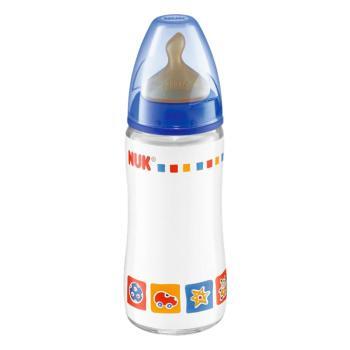 Bình sữa cổ rộng núm ti cao su Nuk 741350 - 300ml