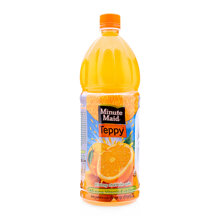 Nước cam có tép Teppy Minute Maid chai 1L
