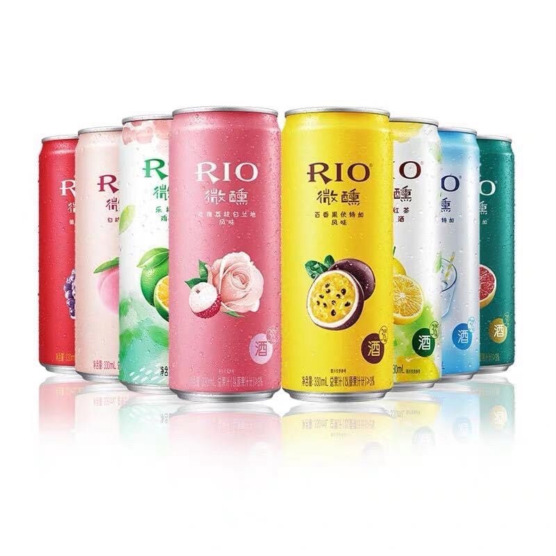 Nước Cocktail hoa quả Rio lon 330ml