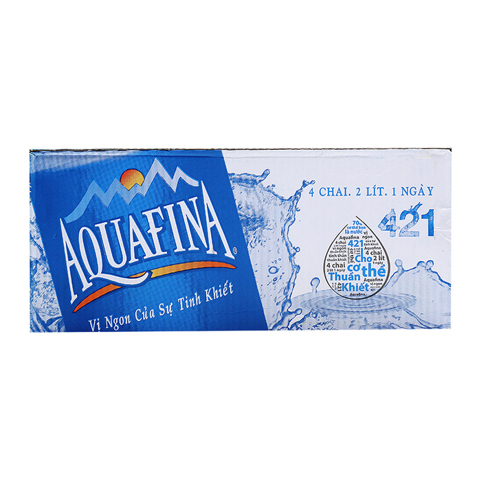 Nước đóng chai Aquafina thùng 24 chai x 350ml