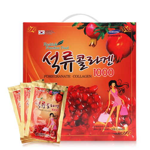 Nước ép lựu Collagen Ganghwa Pomegranate Collagen 1000 30 gói
