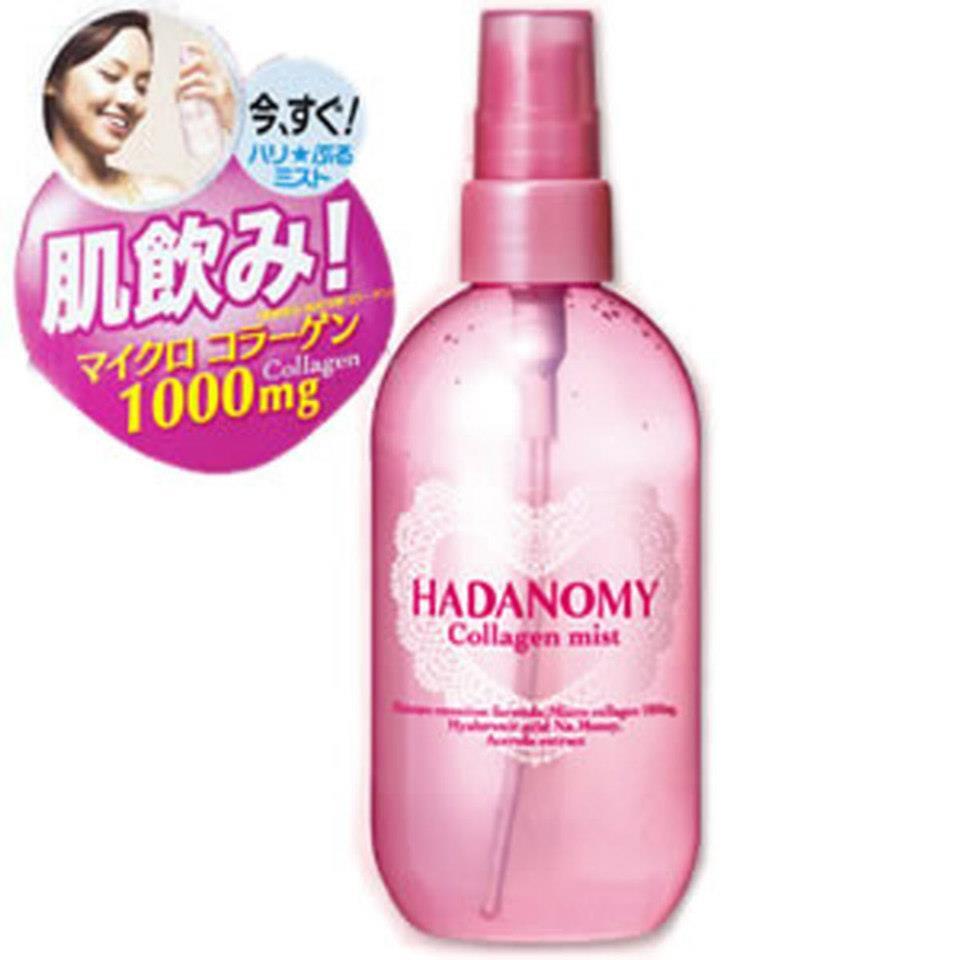 Nước hoa hồng dạng xịt Hadanomy Collagen 1000mg Mist (250ml)