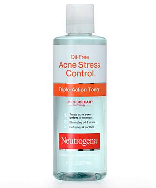 Nước hoa hồng Neutrogena Oil-Free Acne Stress Control Triple-Action Toner