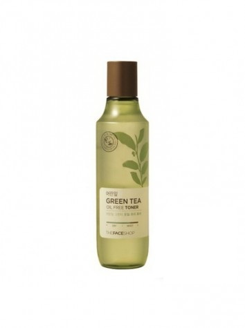 Nước hoa hồng trà xanh The Face Shop Green tea oil free toner