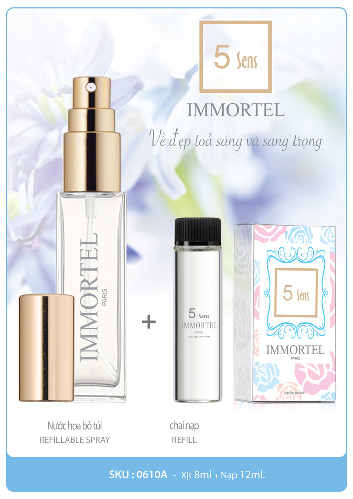 Nước hoa nữ Immortel 5 Sens 8ml