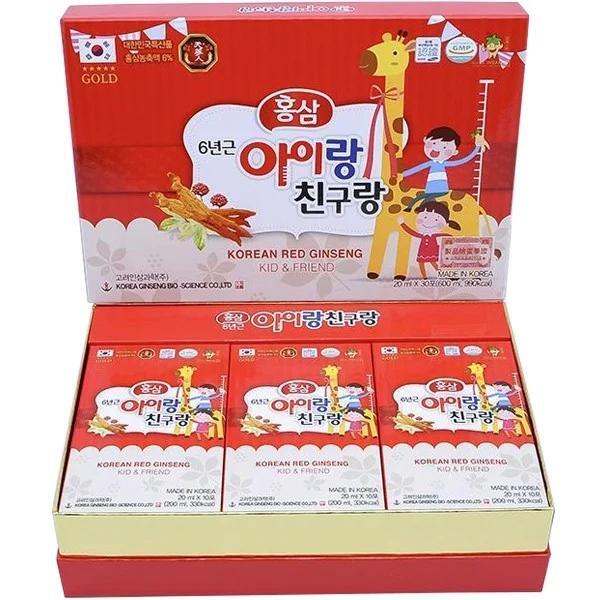 Nước hồng sâm hươu cao cổ cho trẻ - Bio Hàn Quốc 30 gói x 20ml
