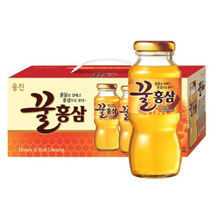 Nước hồng sâm mật ong Woongjin 180ml - Hộp 12