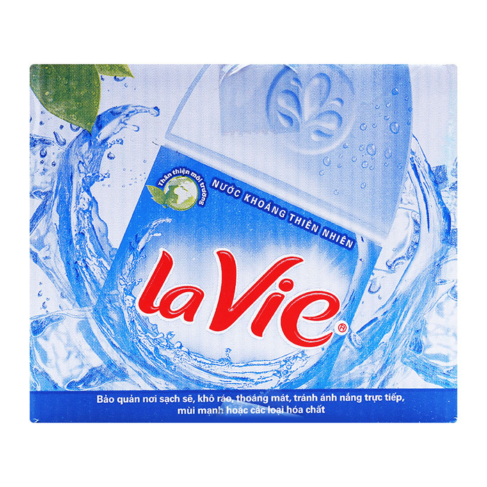 Nước khoáng thiên nhiên LaVie thùng 24 chai x 500ml