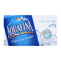 Nước khoáng thiên nhiên Aquafina thùng 24 chai x 500ml