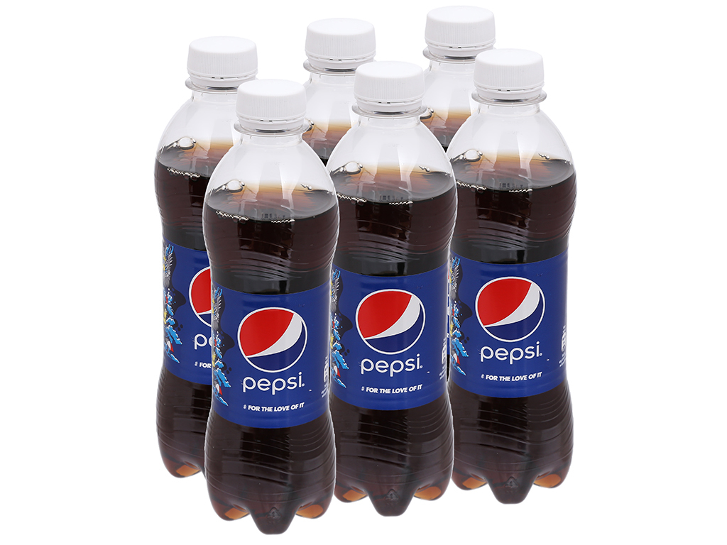 Nước ngọt Pepsi cola - Lốc 6 chai 390ml
