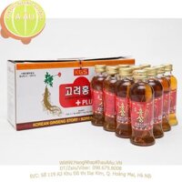 Nước Sâm có củ KGS Hàn Quốc hộp 10 chai x 120ml