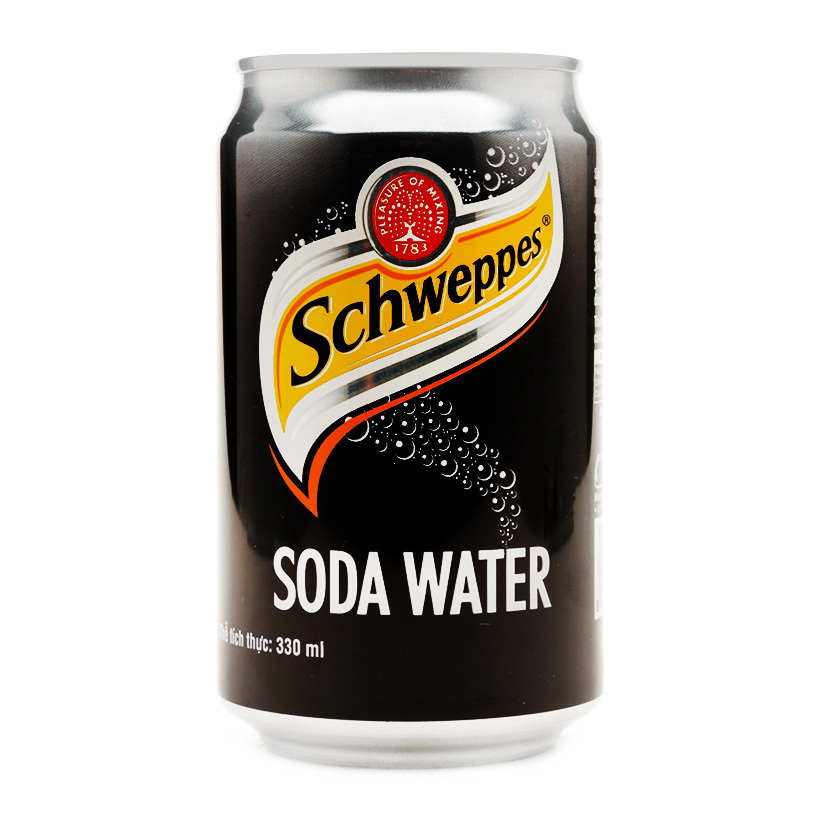 Nước soda có gas Schweppes lon 330ml