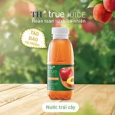Nước táo đào TH True Juice chai 350ml