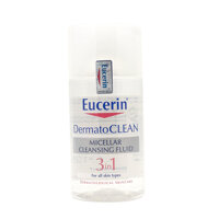 Nước tẩy trang Eucerin dermato clean micellar cleansing fluid 3in1