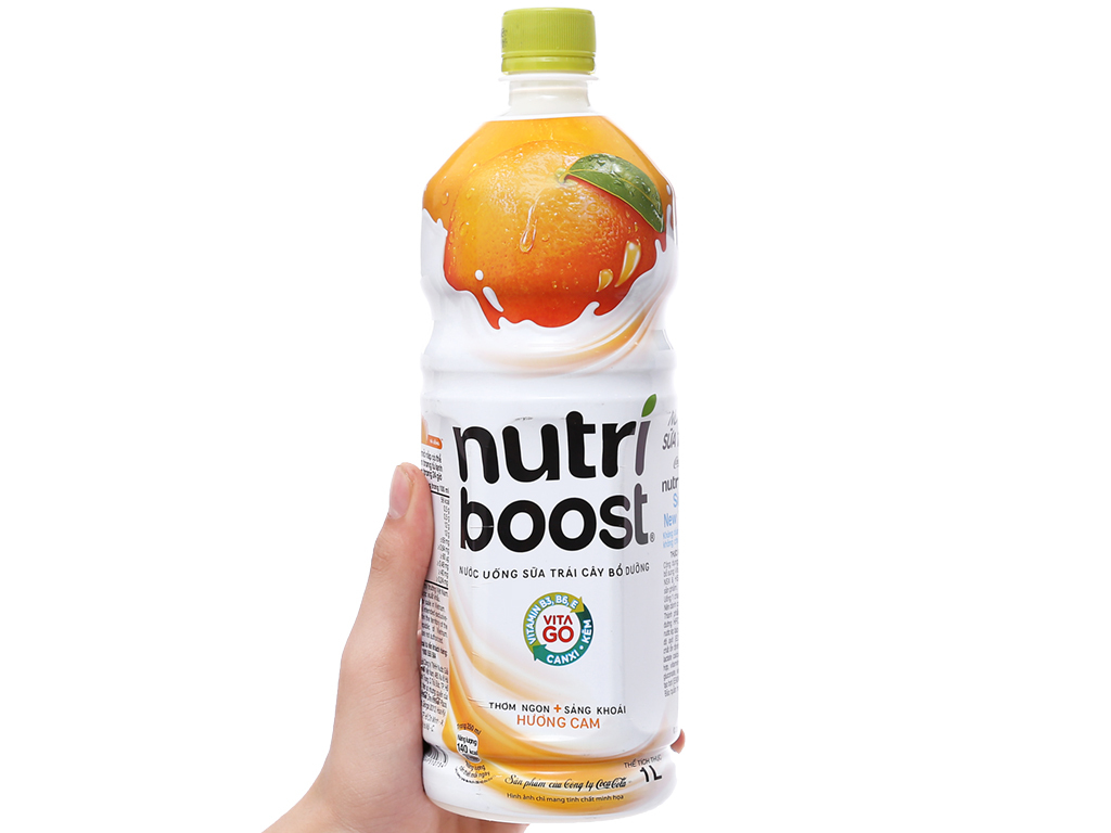 Nước trái cây Nutriboost Cam sữa 297ml