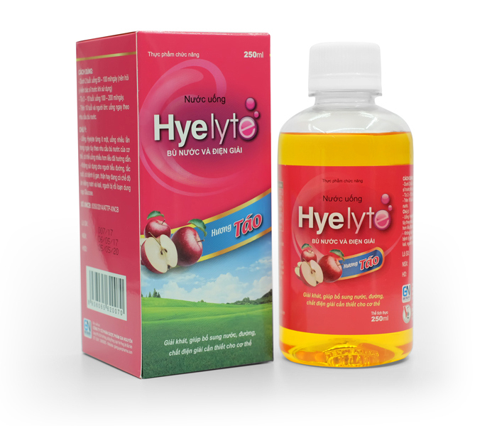 Nước uống bù nước và điện giải Hyelyte 250ml