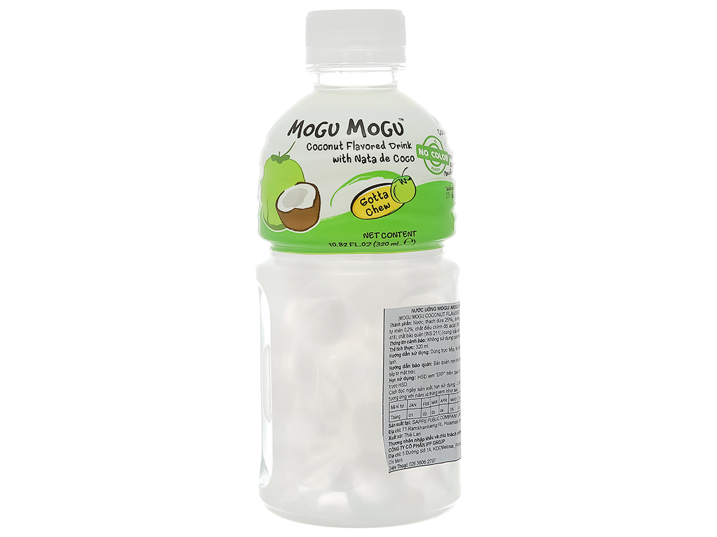 Nước uống có thạch dừa Mogu Mogu vị dừa 320ml