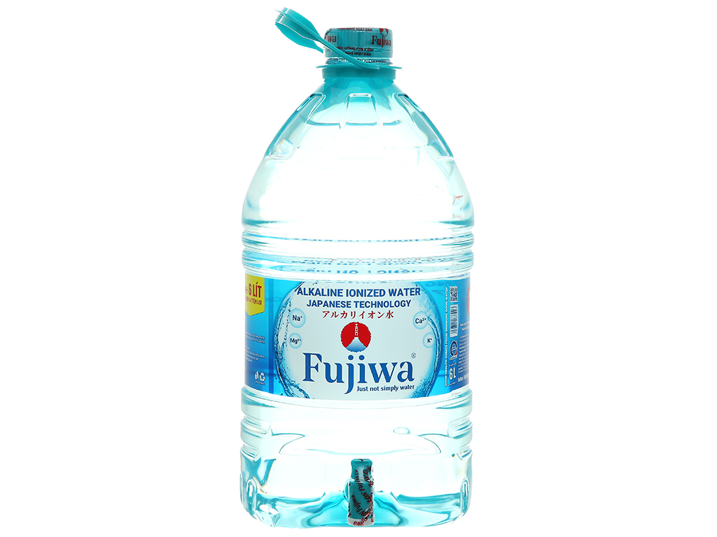 Nước uống i-on kiềm Fujiwa 6 lít
