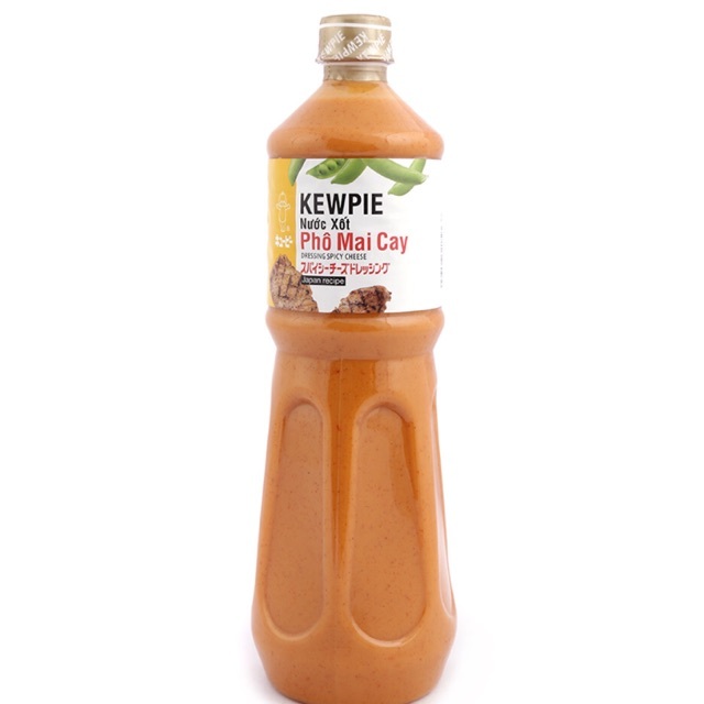 Nước xốt phô mai cay Kewpie chai 1 lít