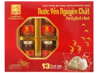 Nước yến nguyên chất Song Yến - Hộp 6 lọ 70ml (13% tổ yến)