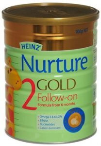 Sữa bột Heinz Nurture Gold số 2 - hộp 900g (dành cho trẻ từ 6 - 12 tháng)