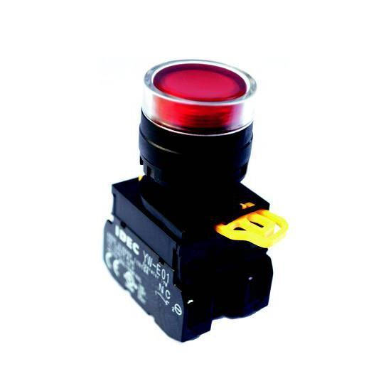 Nút nhấn có đèn loại nhấn giữ Idec Izumi YW1L-MF2E11Q4R