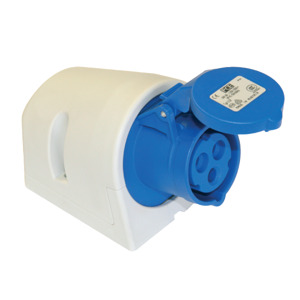 Ổ cắm công nghiệp ổ cắm nổi IP44 loại bắt trên tường J113-6