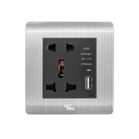 Ổ cắm đa năng + USB Artdna A66S-C06E16