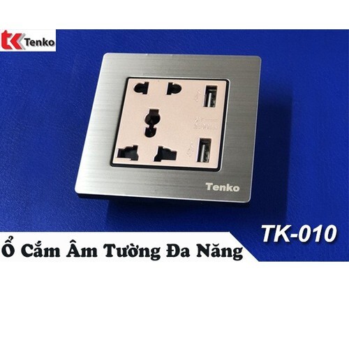 Ổ cắm điện đa năng âm tường Tenko TK-010
