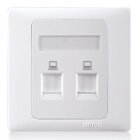 Ổ cắm dữ liệu chuẩn RJ45 VÀ Cat.6 Simon 55228S6