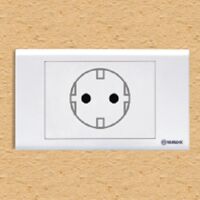 Ổ cắm “schuko” Sino S18/16