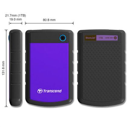 Ổ cứng cắm ngoài Transcend StoreJet H3 - 500GB, 2.5 inch