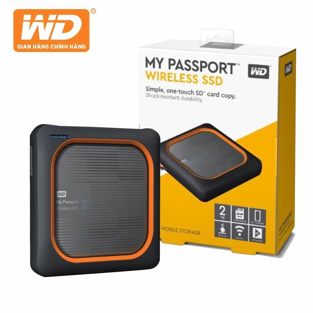 Ổ cứng di động WD My Passport™ Wireless SSD 1TB (WDBAMJ0010BGY-PESN)
