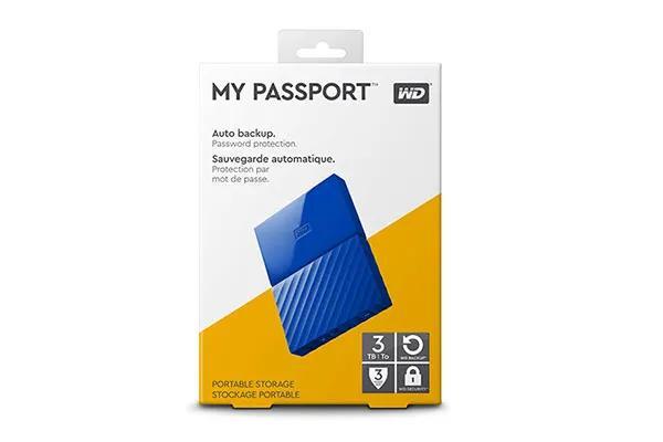 Ổ cứng di động WD My Passport WDBYFT0030BBL-WESN 3TB
