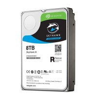 Ổ Cứng HDD 3.5" Seagate Skyhawk AI 8TB 7200RPM SATA 3 256MB Cache (ST8000VE001)