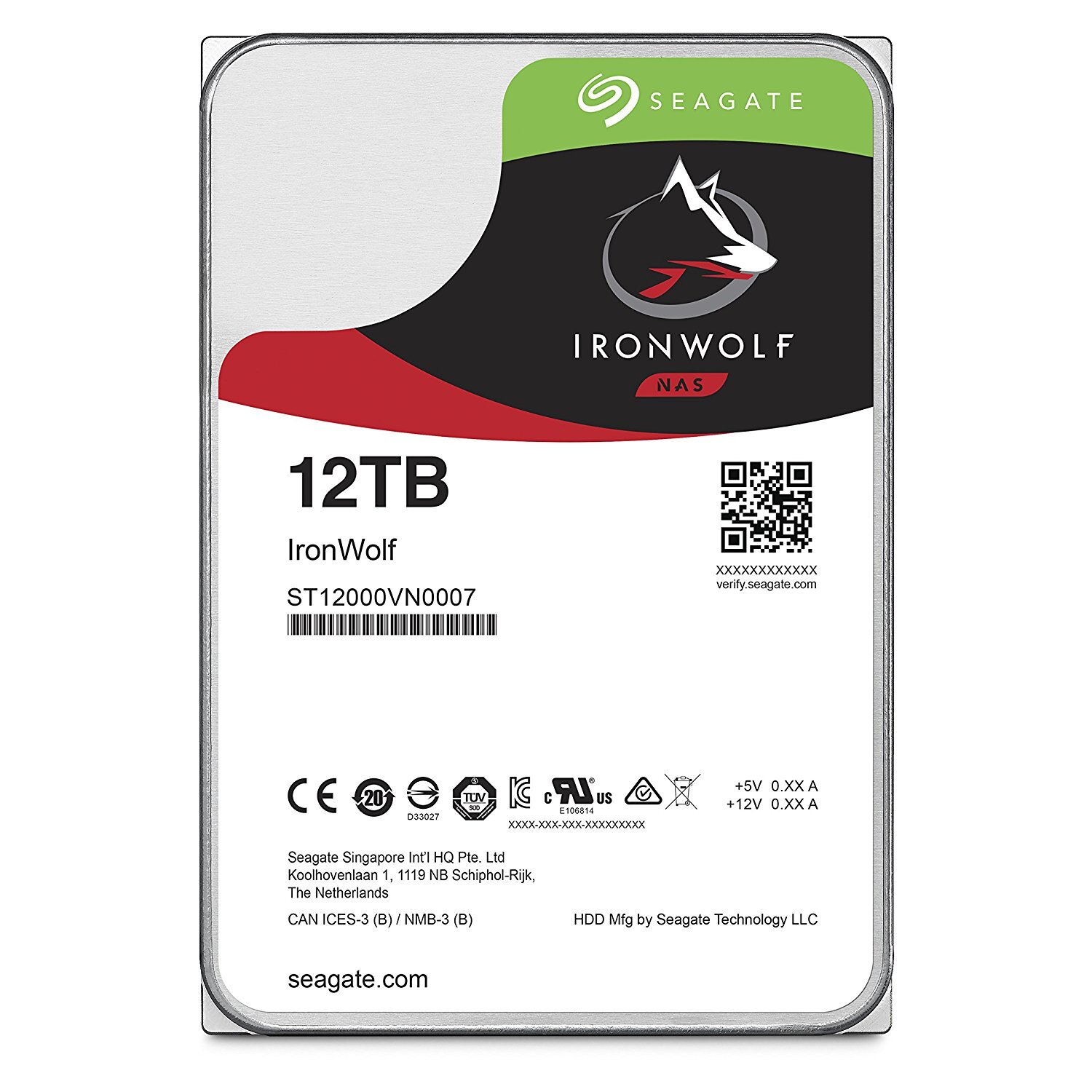 Ổ cứng HDD Seagate IronWolf ST12000VN0007 12TB