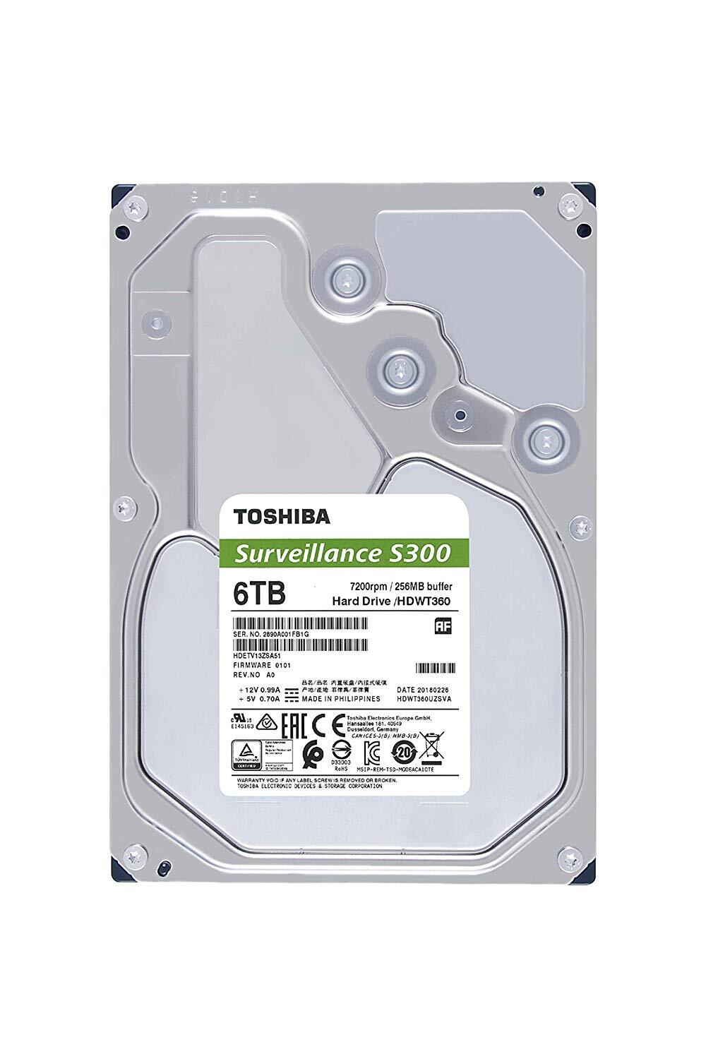 Ổ cứng HDD Toshiba S300 Surveillance HDWT360UZSVA - 6TB
