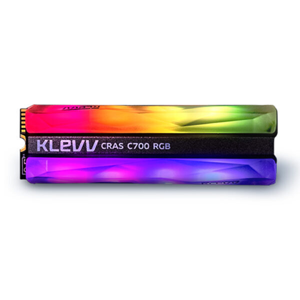 Ổ cứng SSD Klevv CRAS C700 RGB 480GB M2 NVME Gen3x4 K480GM2SP0-C7R