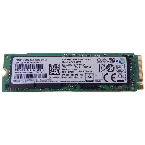 Ổ cứng SSD M2 PCIe 128GB Samsung PM951 NVMe 2280