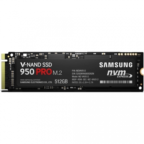 Ổ cứng SSD M2-PCIe 512GB Samsung 950 Pro NVM 2280