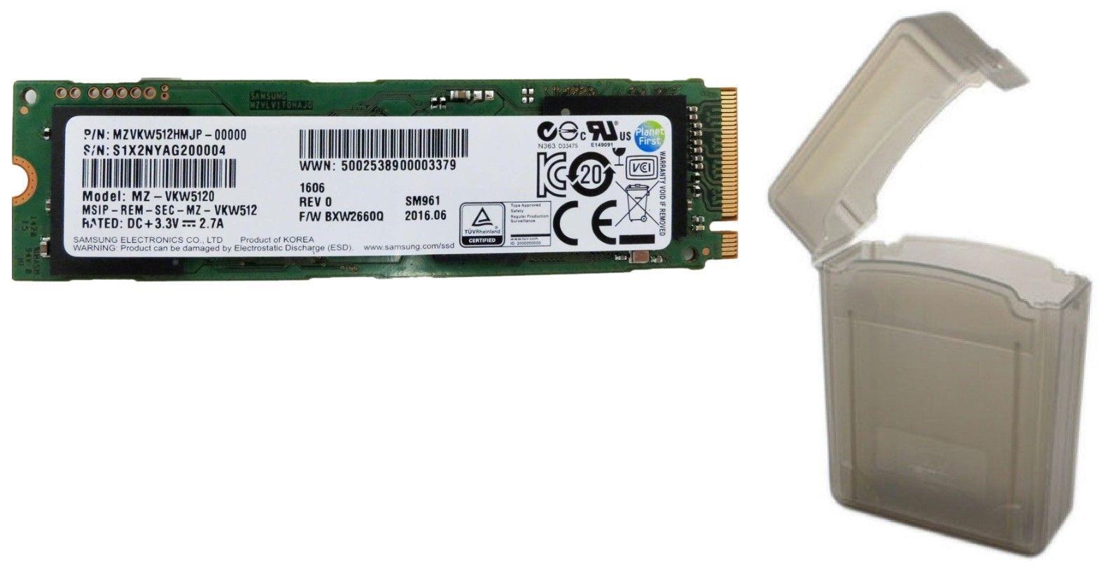 Ổ cứng SSD Samsung M2-PCIe SM961 NVMe 2280 - 512GB