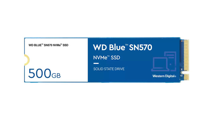 Ổ cứng SSD WD Blue SN570 500GB  NVMe PCIe Gen3x4 WDS500G3B0C