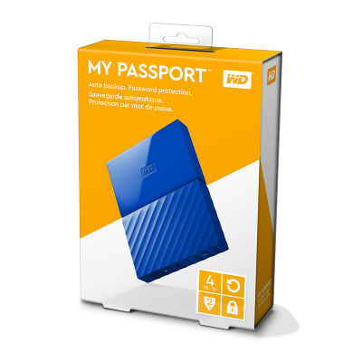 Ổ cứng WD Passport Ultra WDBYFT0040BBL/BK-WESN 4TB