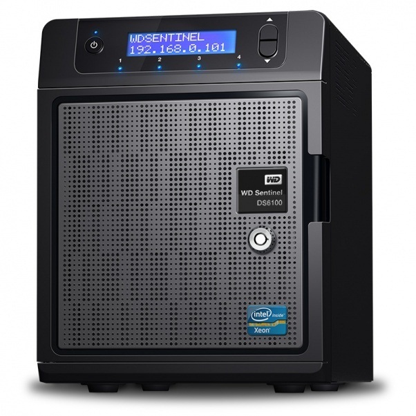 Ổ lưu trữ mạng (NAS) Western Digital Sentinel DS6100 12Tb Gigabit Ethernet x2, USB 3.0 x4, USB2.0 x2